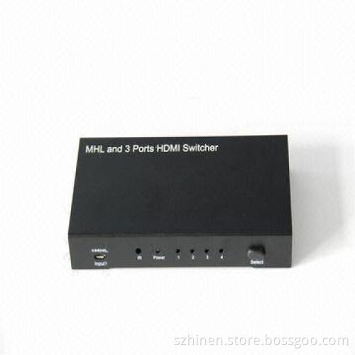 One MHL Input and 3 Ports HDMI Input Switcher